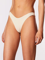 Oásis Solid Sand-Textured Bikini Bottom CIA. Marítima