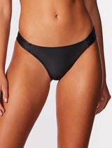 Lisos Ruched Mid-Side Bikini Bottom CIA. Marítima