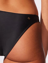 Lisos Ruched Mid-Side Bikini Bottom CIA. Marítima