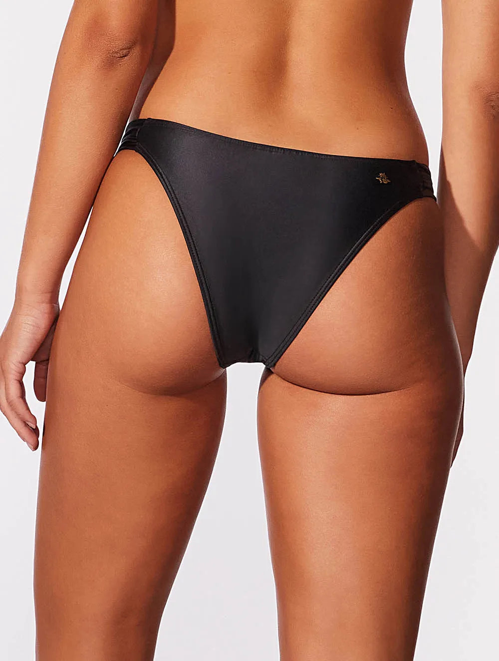 Lisos Ruched Mid-Side Bikini Bottom CIA. Marítima