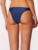 Lisos Ruched Mid-Side Bikini Bottom CIA. Marítima