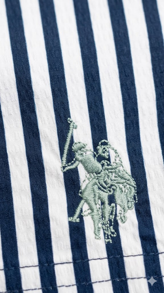 Stripe Seersucker Swim Shorts U.S. Polo Assn.