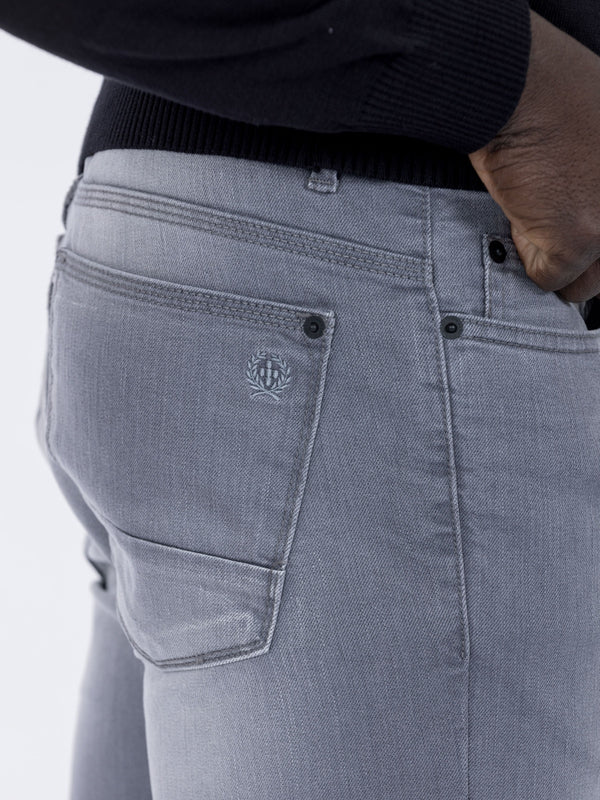 Calça de ganga cinza SMK