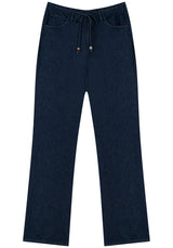 High-Waisted Straight-Leg Jeans Lez a Lez