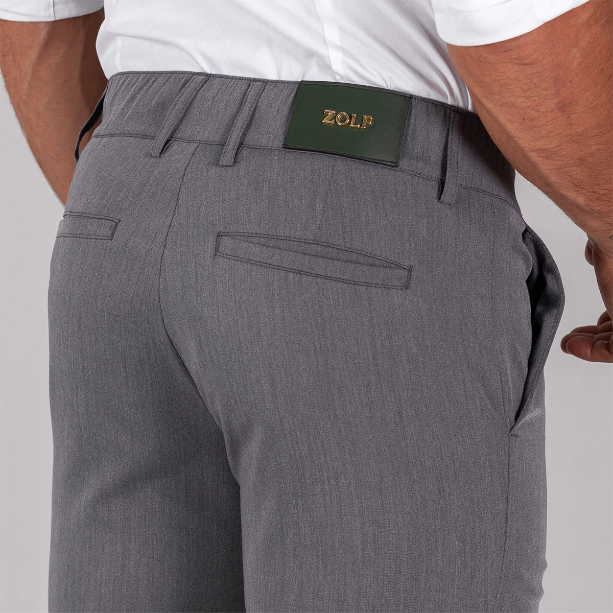 Calça com cordão slim fit Zolf