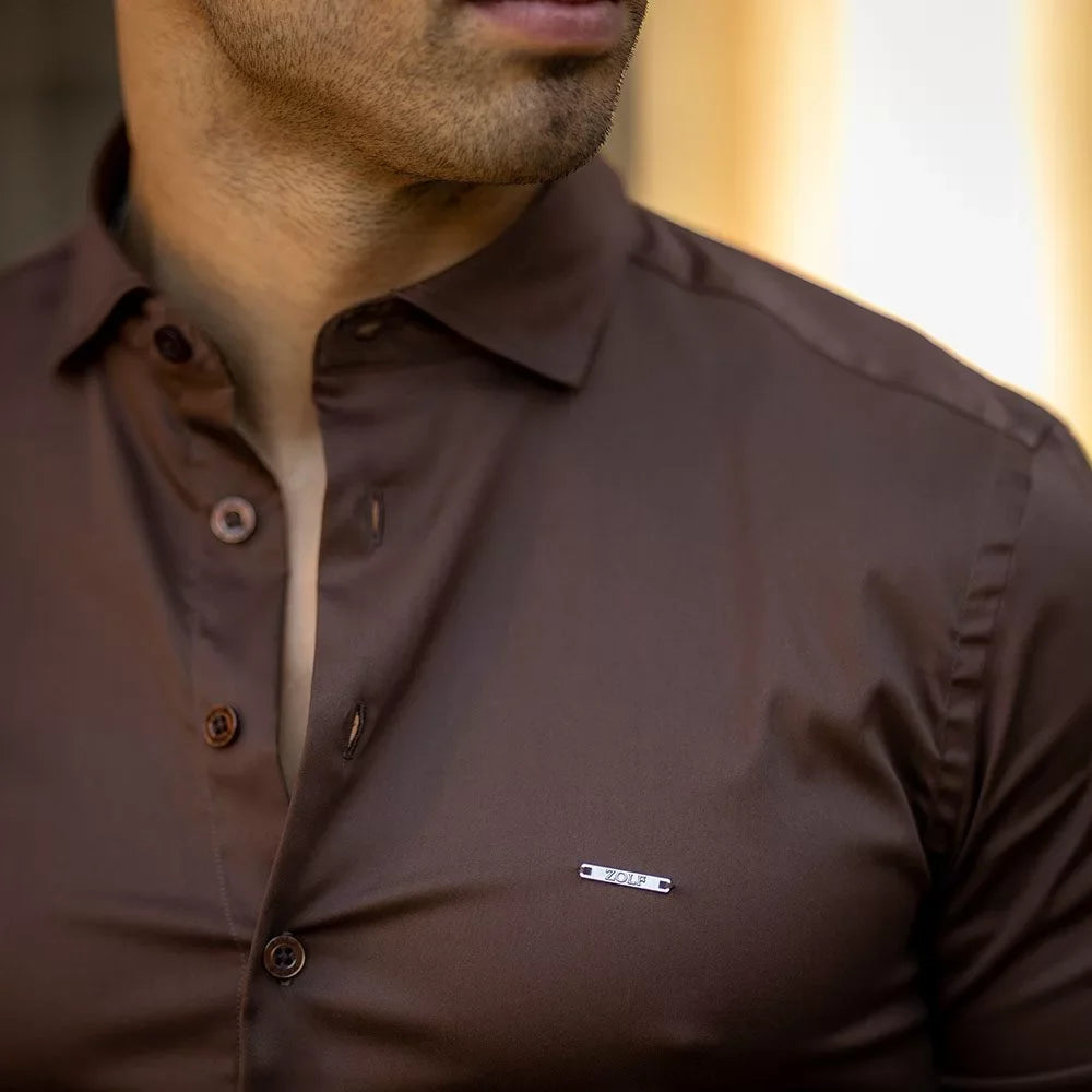 Camisa gola italiana slim fit Zolf