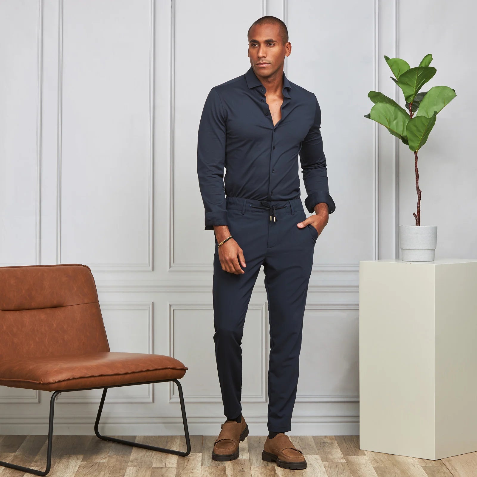 Camisa stretch easy-iron Zolf