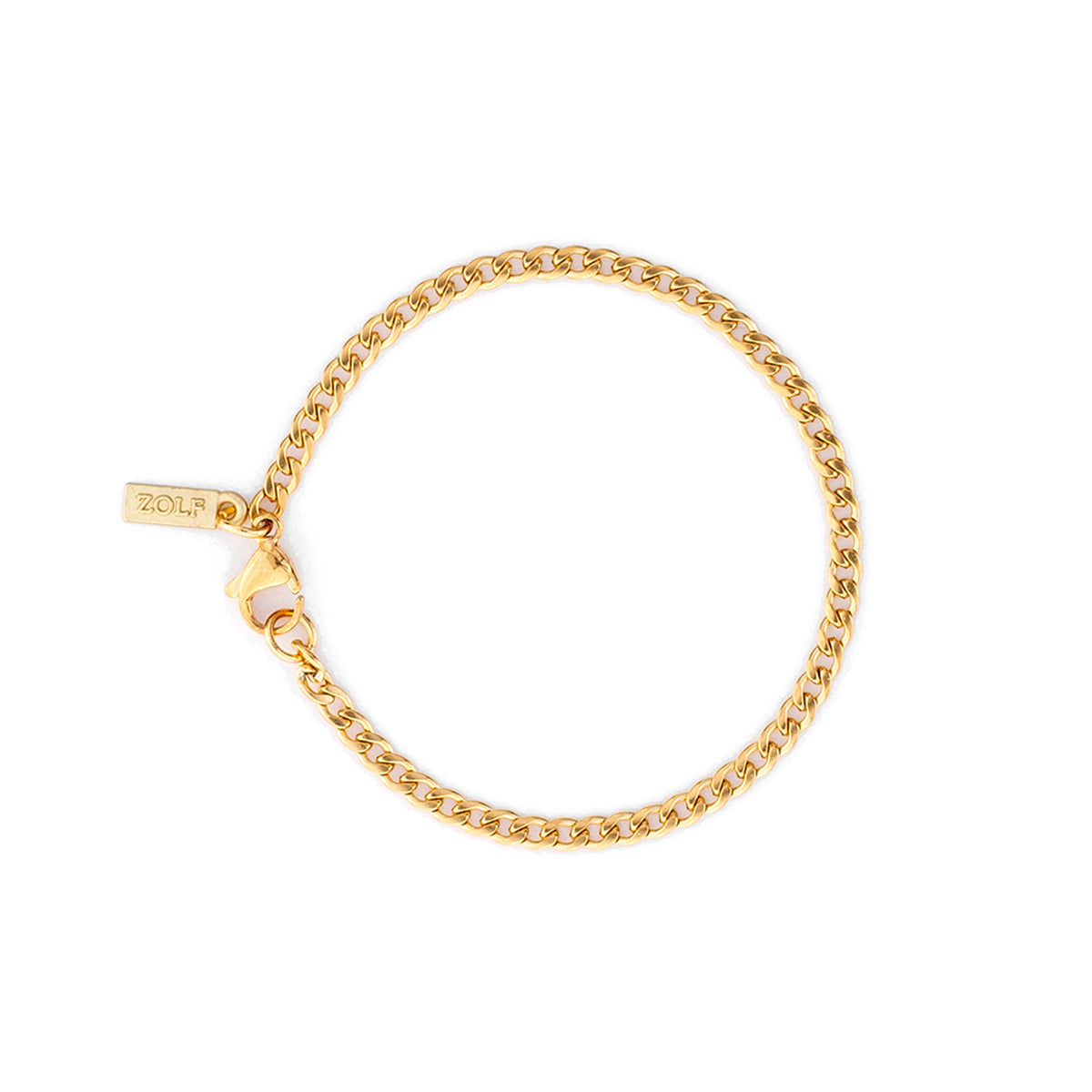 Bracelete de Corrente Básico Minimalista para Homem Zolf