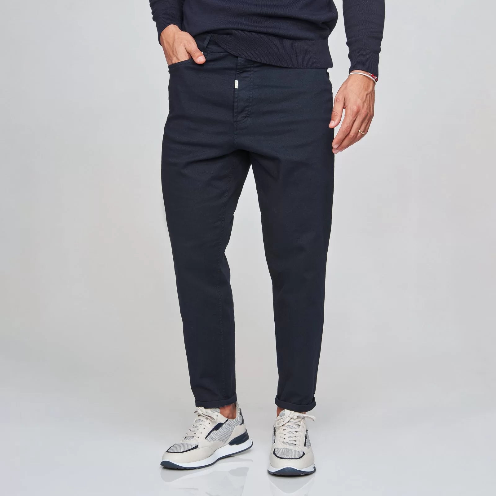 Calça ringue tapered Zolf