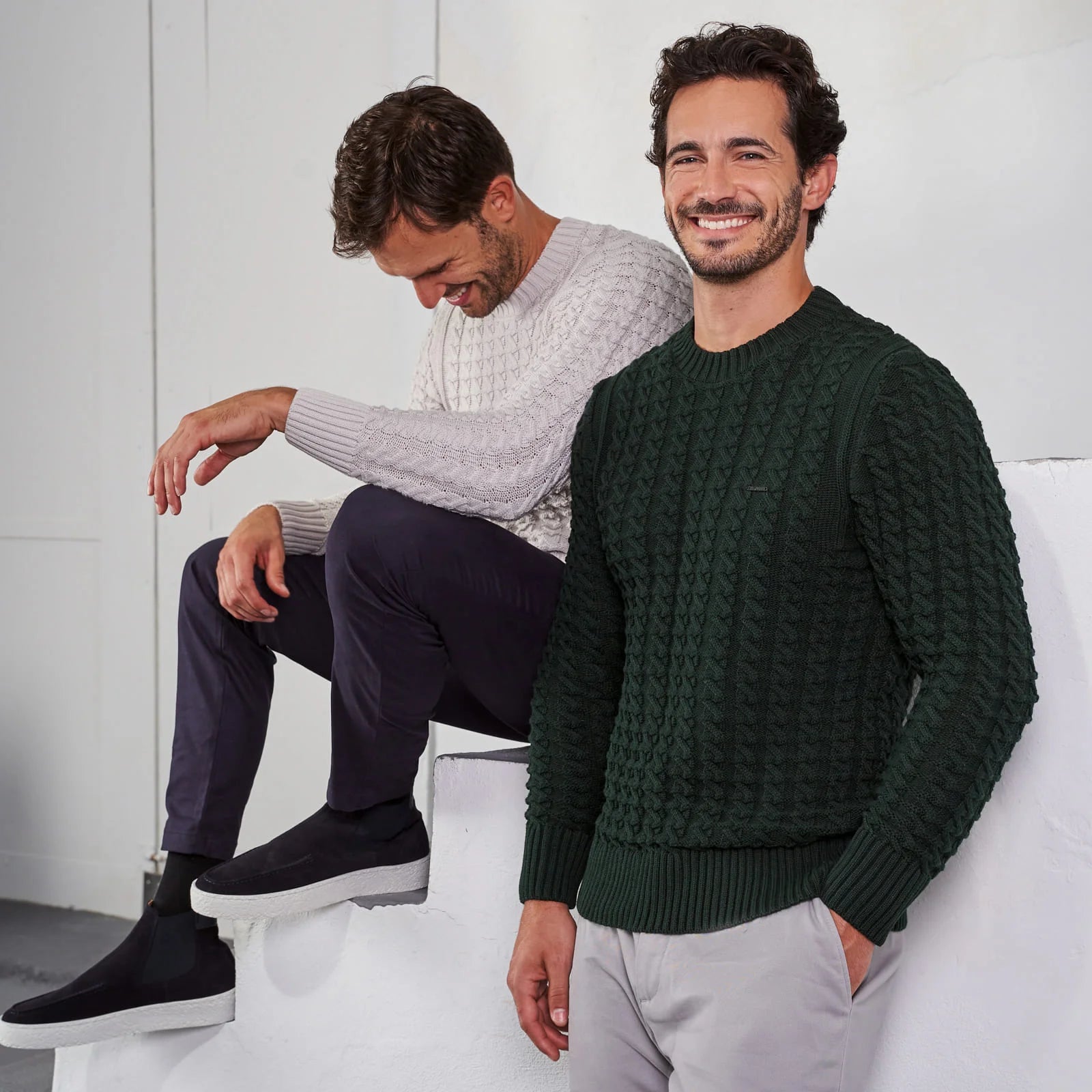 Camisola tricot com detalhe Zolf