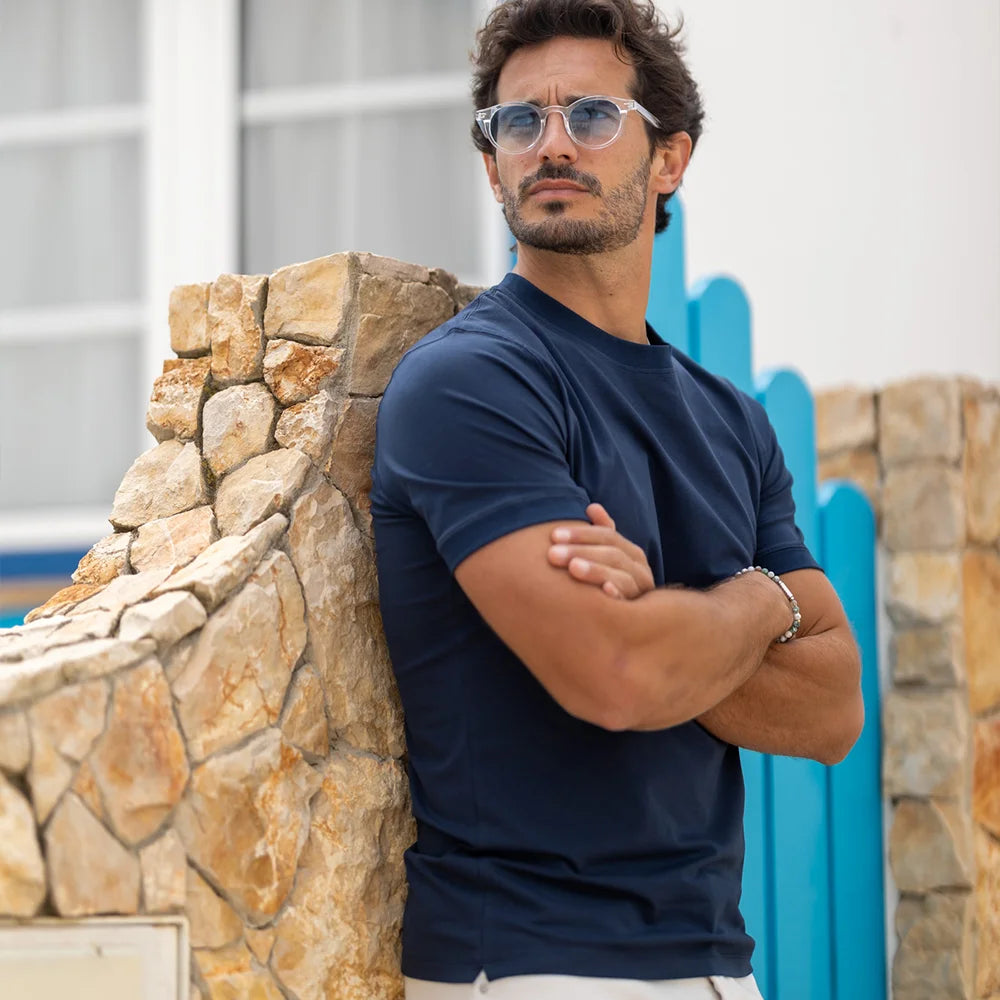 T-shirt decote redondo Zolf