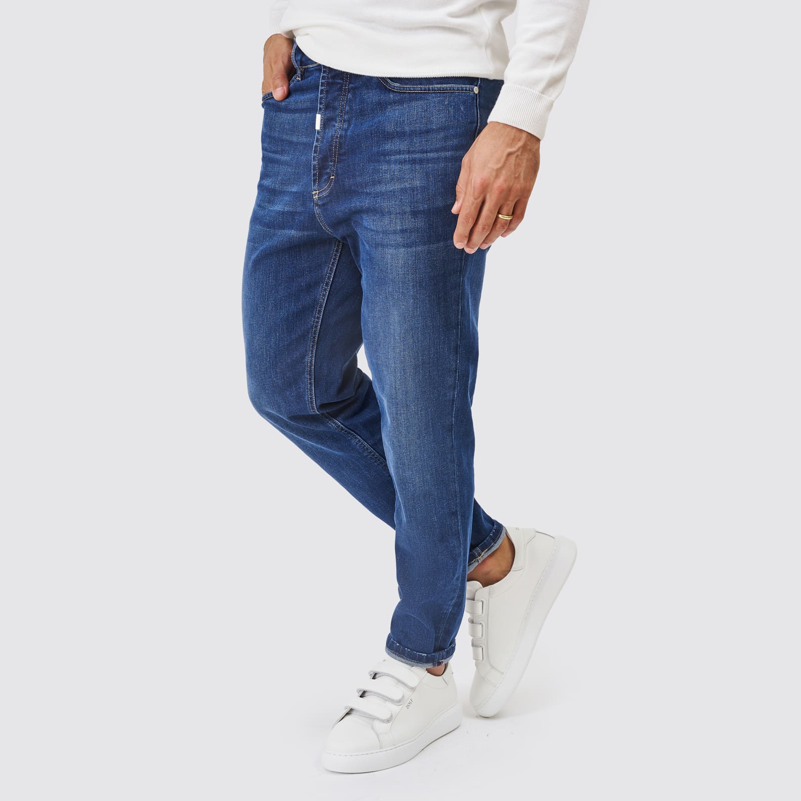 Denim super stone tapered Zolf