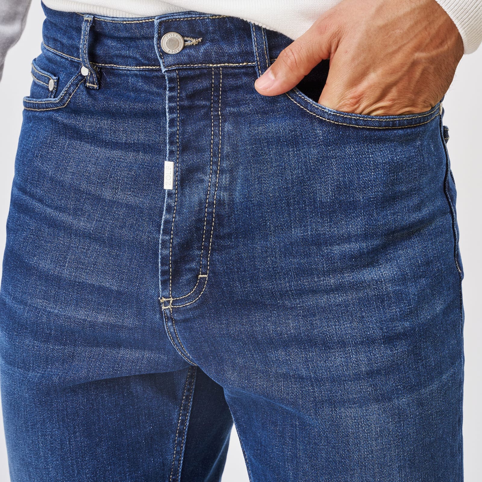 Denim super stone tapered Zolf