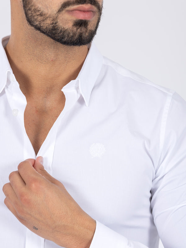 White Stretch Shirt SMK