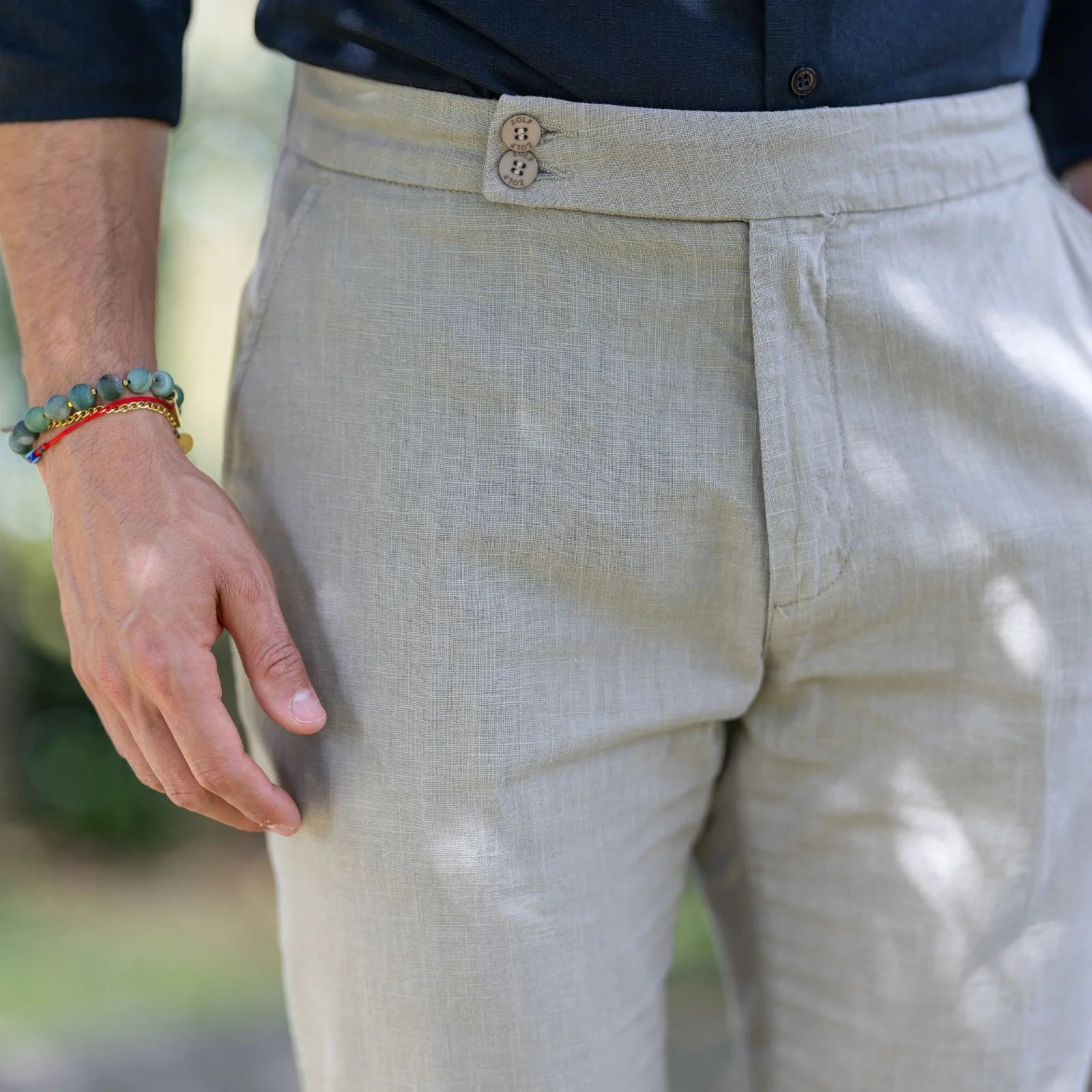 Calça de Linho Tespasse Zolf