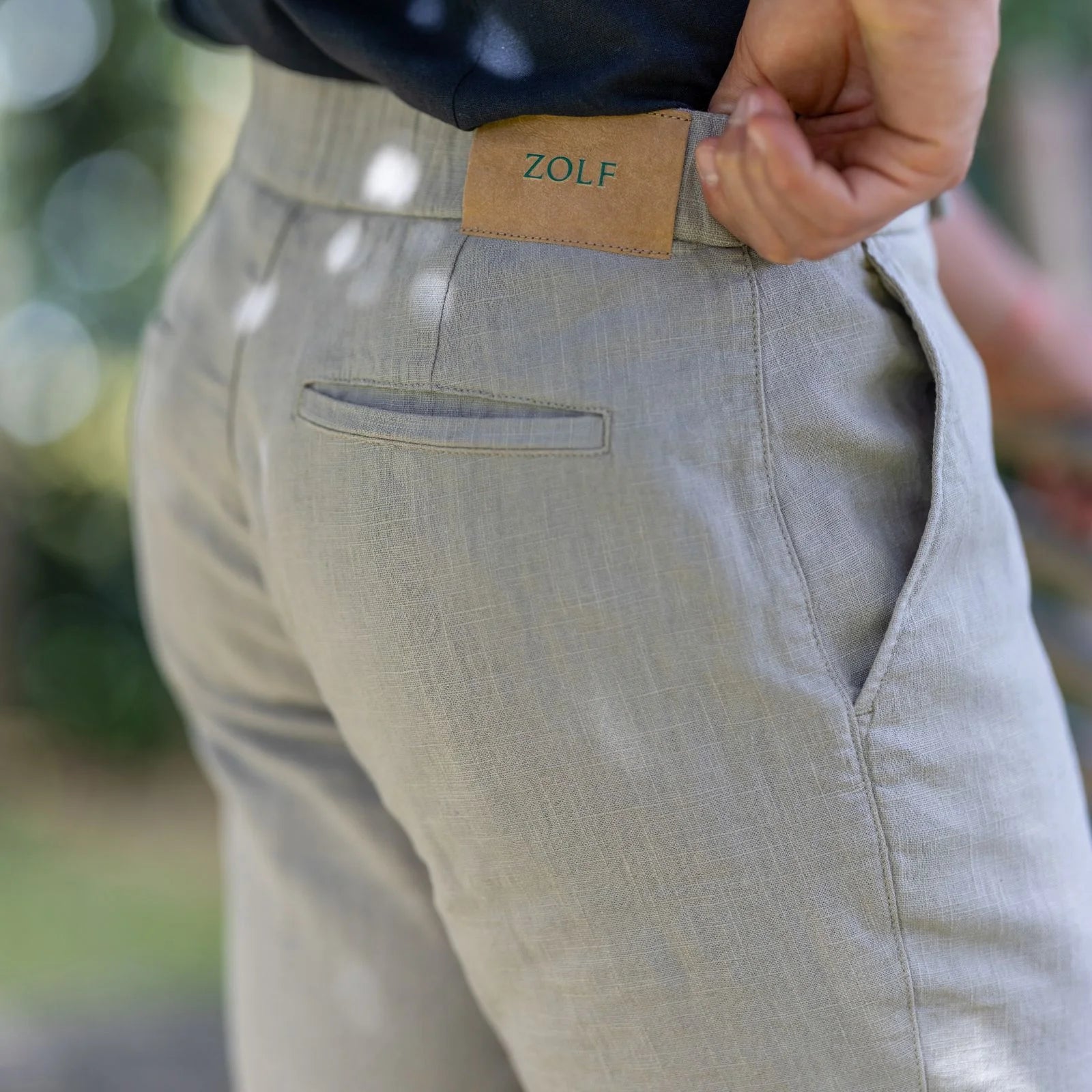 Calça de Linho Tespasse Zolf