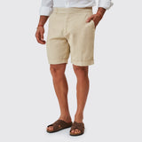 Linen Crossover Shorts Zolf