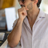 Short Sleeve Linen Shirt Zolf