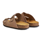 Taupe Buckle Sandals Zolf