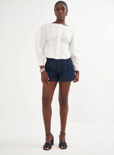 Shorts Jeans Alfaiataria Joana Colcci