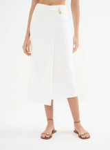 Saia Midi Riviera Sobrepeliz Colcci