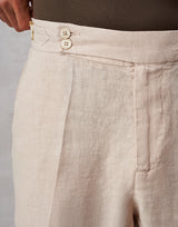 Linen Buckle Trousers Zolf