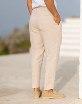 Linen Buckle Trousers Zolf