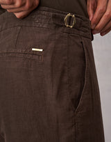 Linen Buckle Trousers Zolf