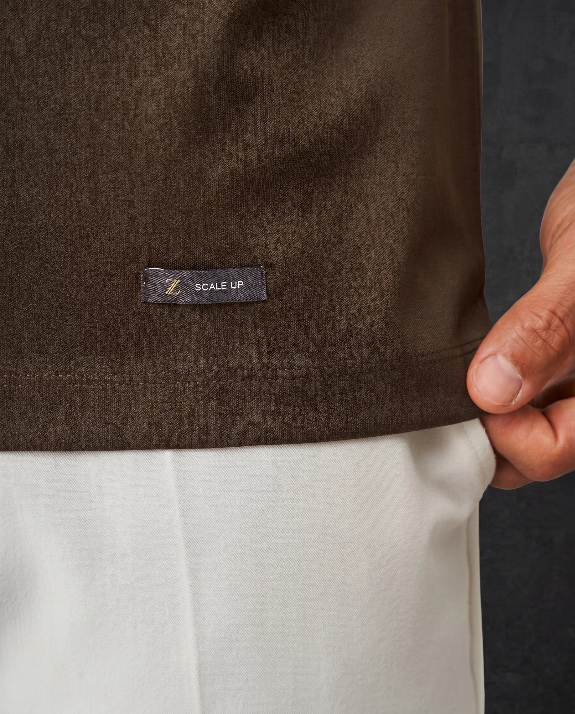 SCALE UP Mercerized Cotton Polo Shirt Zolf