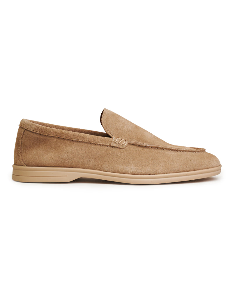 Classic Leather Beige Loafers Zolf