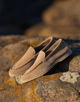 Classic Leather Beige Loafers Zolf