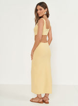 Open-Work Knit Midi Dress Colcci