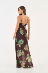 Long Printed Maxi Dress Colcci