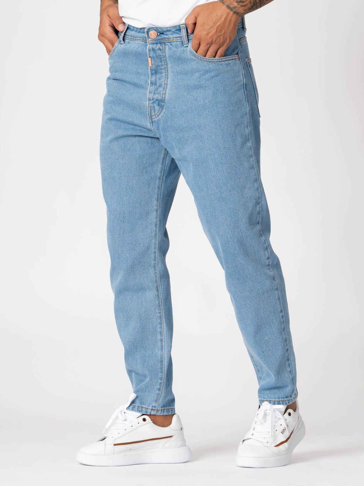 Calça de ganga regular SMK