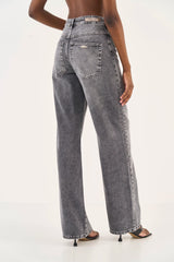 Jeggings Juliette com Aplicação de Strass e Perna Larga Colcci
