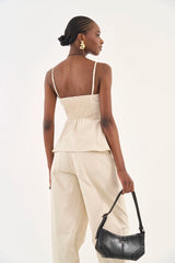 Slim Ruffle-Hem Top Colcci
