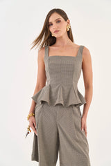 Top Peplum em A Colcci