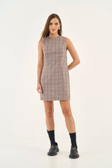 Minivestido Xadrez Ajustado Colcci
