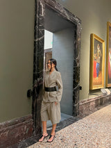 Blazer Colcci Oversized com Padrão Xadrez e Corte Apurado