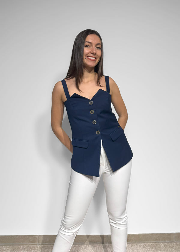2-in-1 Tailored Corset Waistcoat Silvina Campos