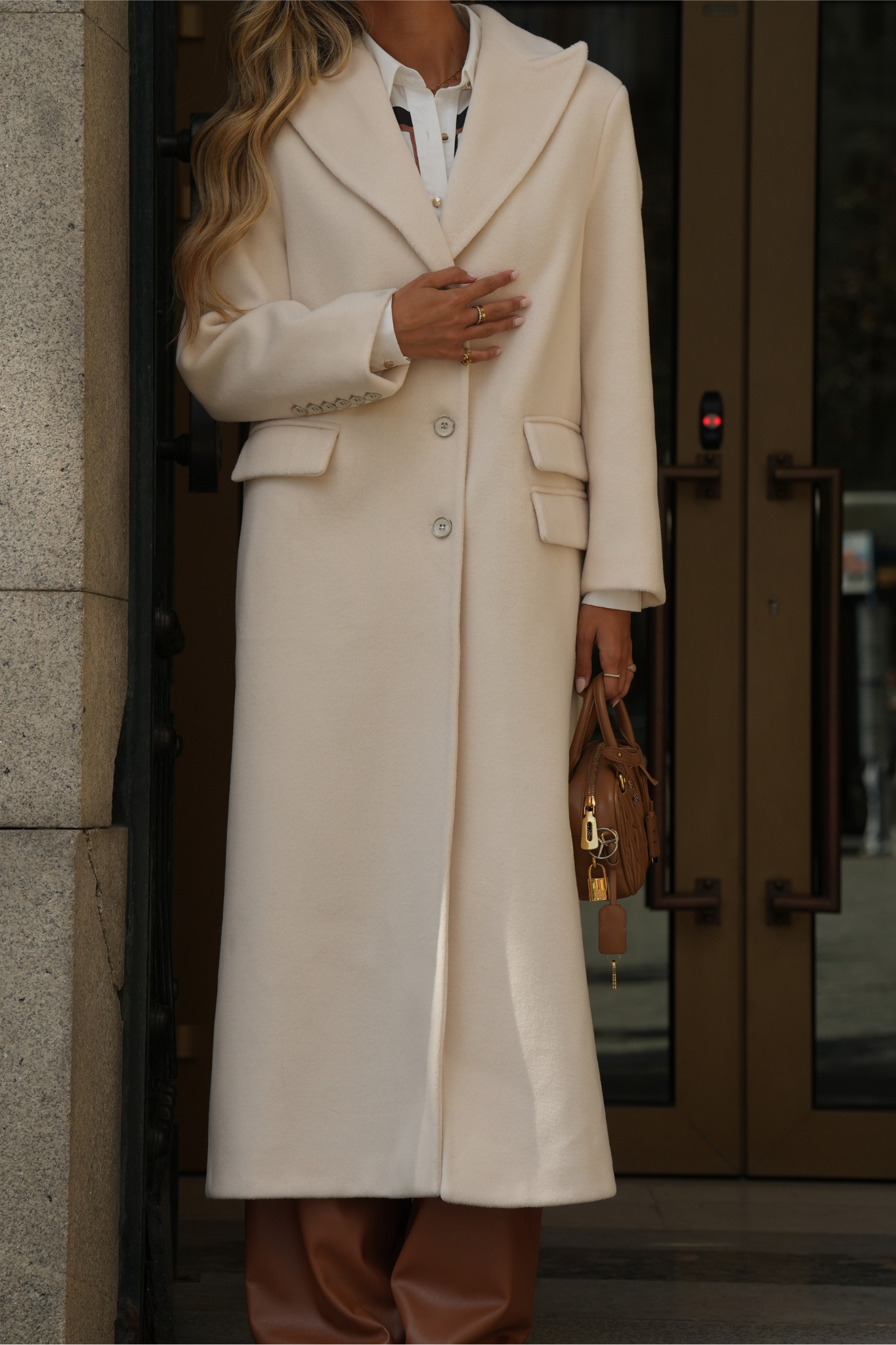 Sahoco Long Coat in Premium Wool Sahoco