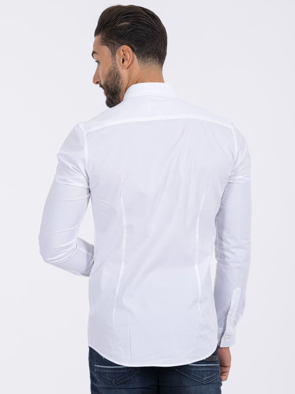 Stretch-Poplin Tailored Shirt SMK