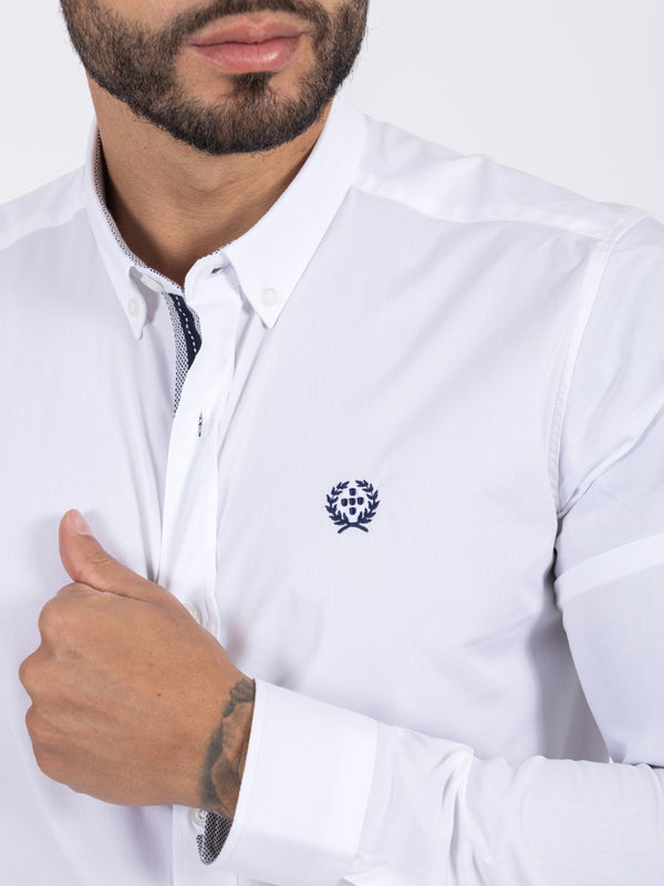 Stretch-Poplin Tailored Shirt SMK