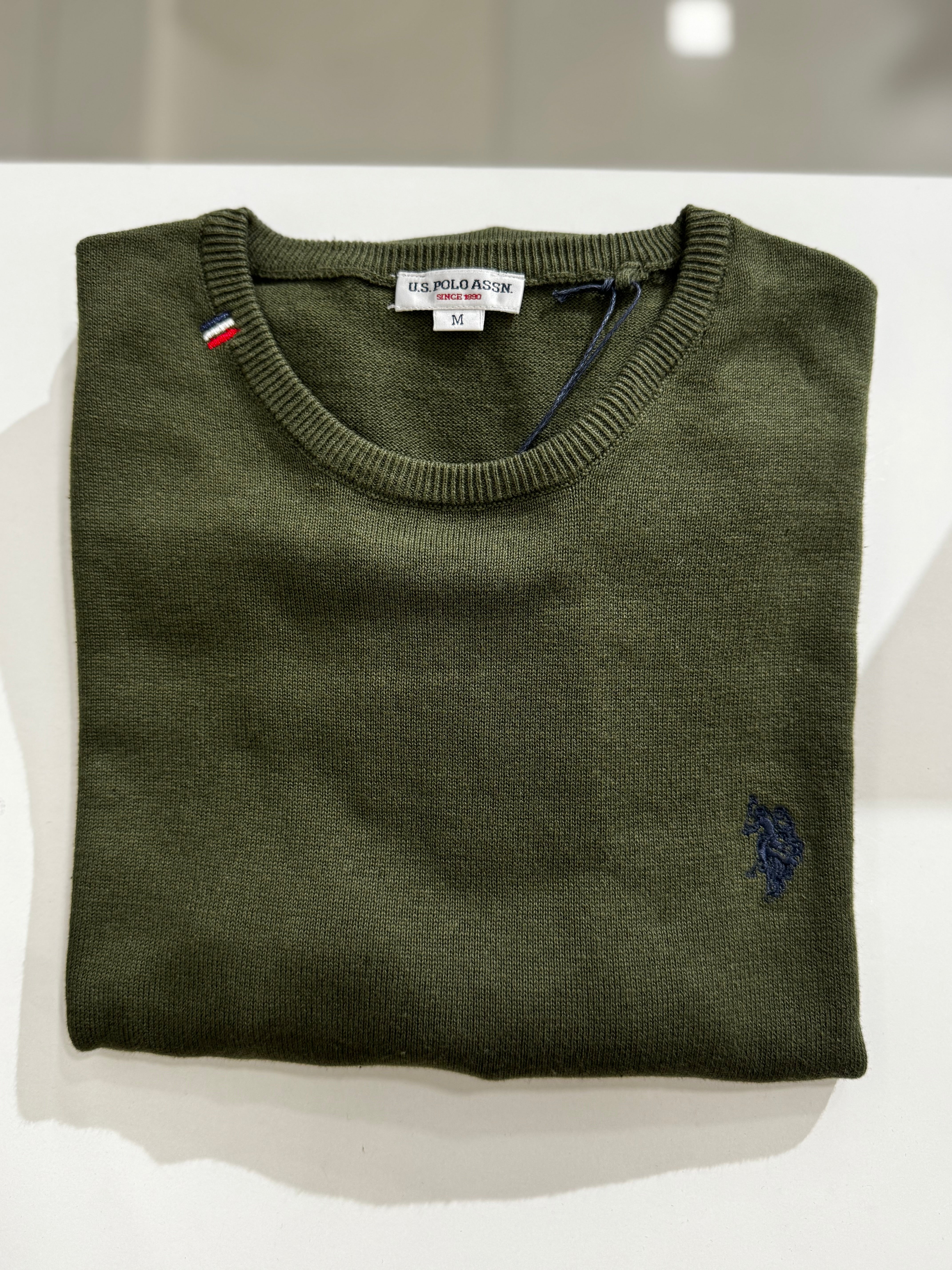 Solid Crew Neck Sweater U.S.Polo Assm.