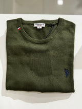 Solid Crew Neck Sweater U.S.Polo Assm.