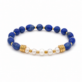 Pearl Beaded Elastic Stretch Bracelet Jetlag