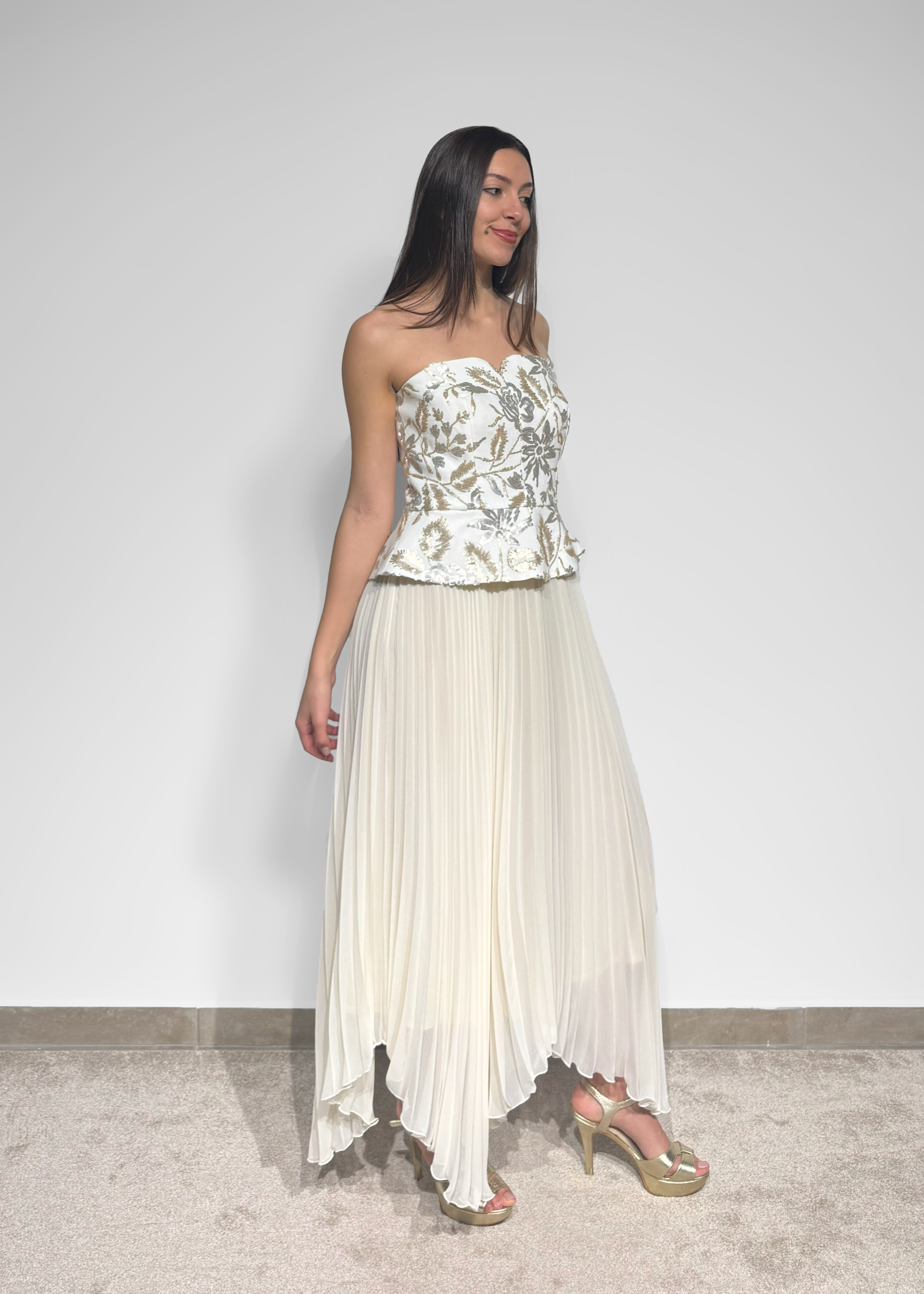 Vestido plissado Carla Ruiz