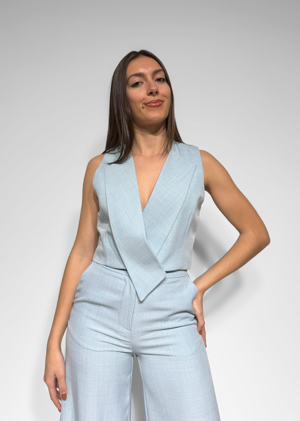 Asymmetrical Lapel Waistcoat Imperial