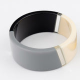Chunky Acrylic Contrast Bangle Jetlag