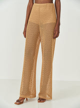Joana Lace Wide-Leg Pants Colcci
